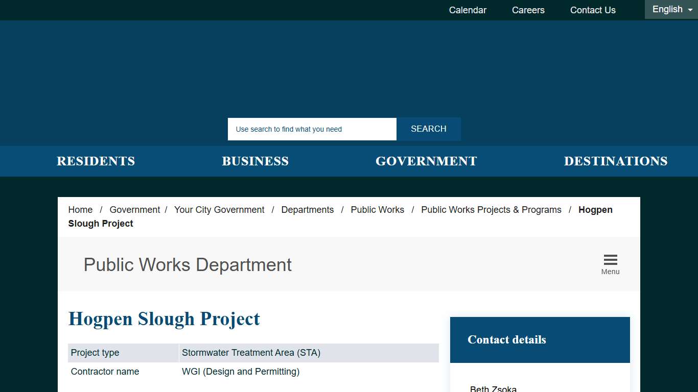 Hogpen Slough Project City of Port St. Lucie, FL