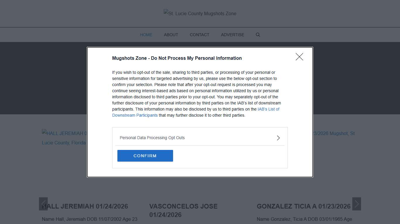 St. Lucie County Mugshots Zone